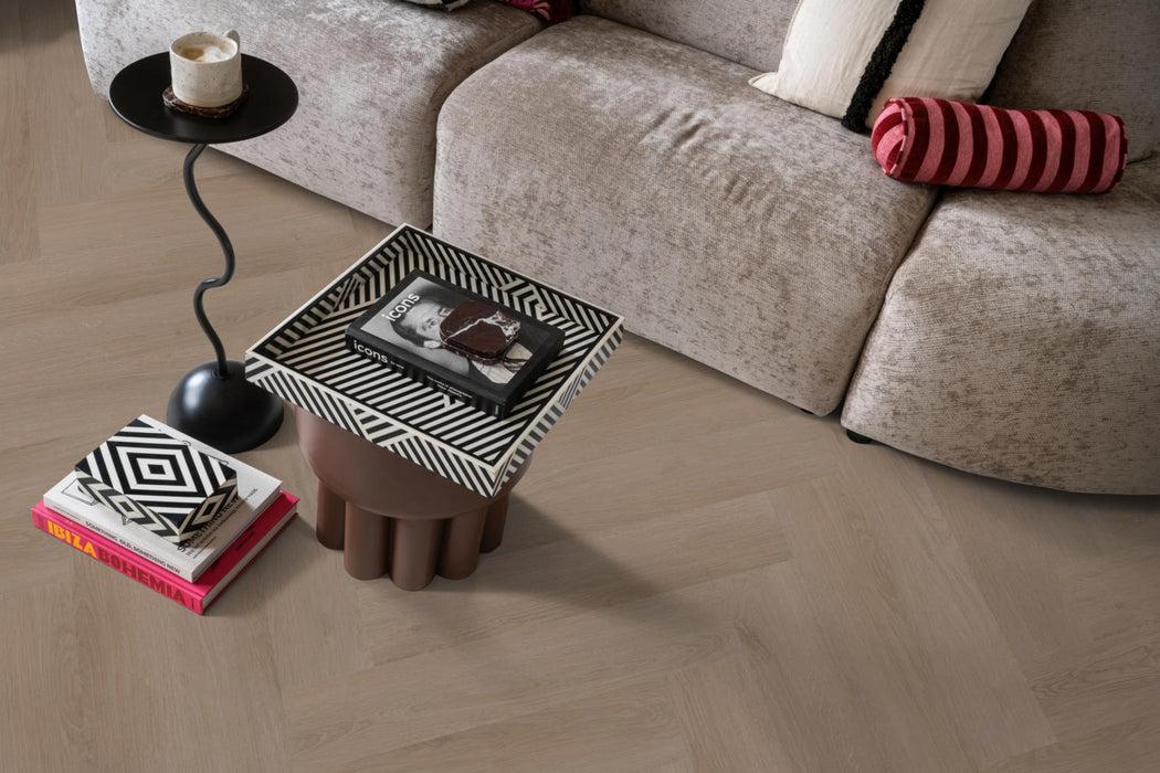 Ambiant Spigato Navaro Dark oak | Visgraat Lijm PVC