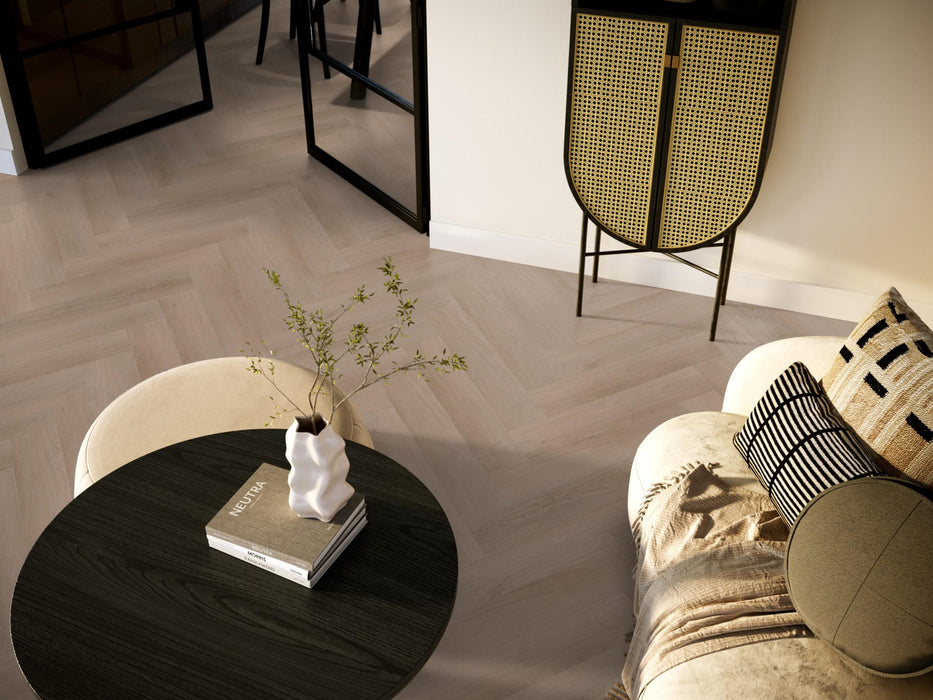 Ambiant Spigato Navaro Dark oak | Visgraat Lijm PVC