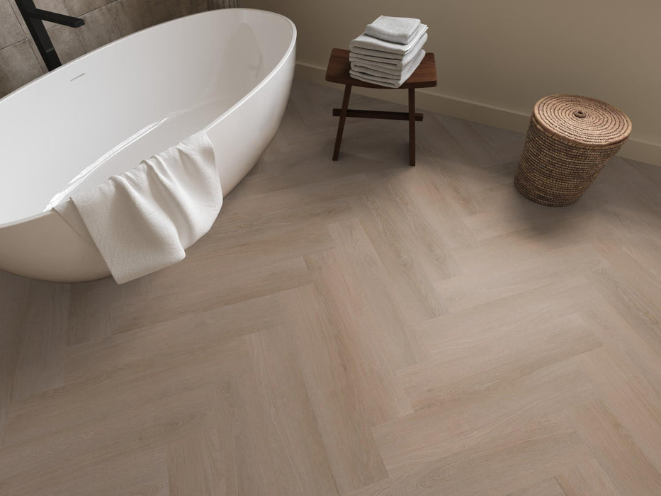 Ambiant Spigato Navaro Dark oak | Visgraat Lijm PVC