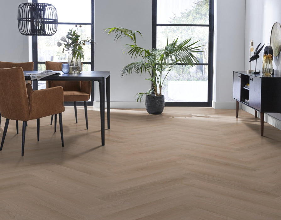 Ambiant Spigato Navaro Dark oak | Visgraat Lijm PVC