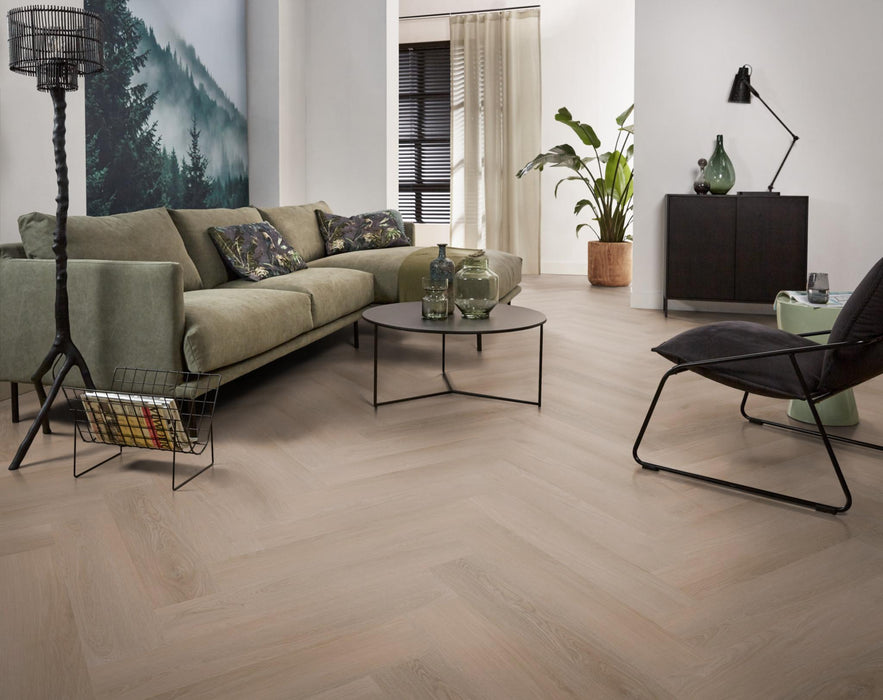 Ambiant Spigato Navaro Dark oak | Visgraat Lijm PVC