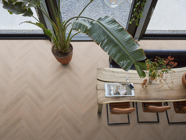 FloorLife YUP Merton Dark oak - Visgraat Plak PVC