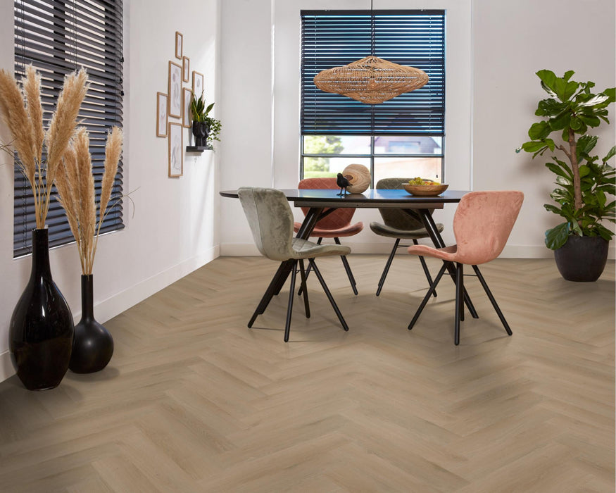 Ambiant Spigato Navaro Natural oak | Visgraat Klik PVC