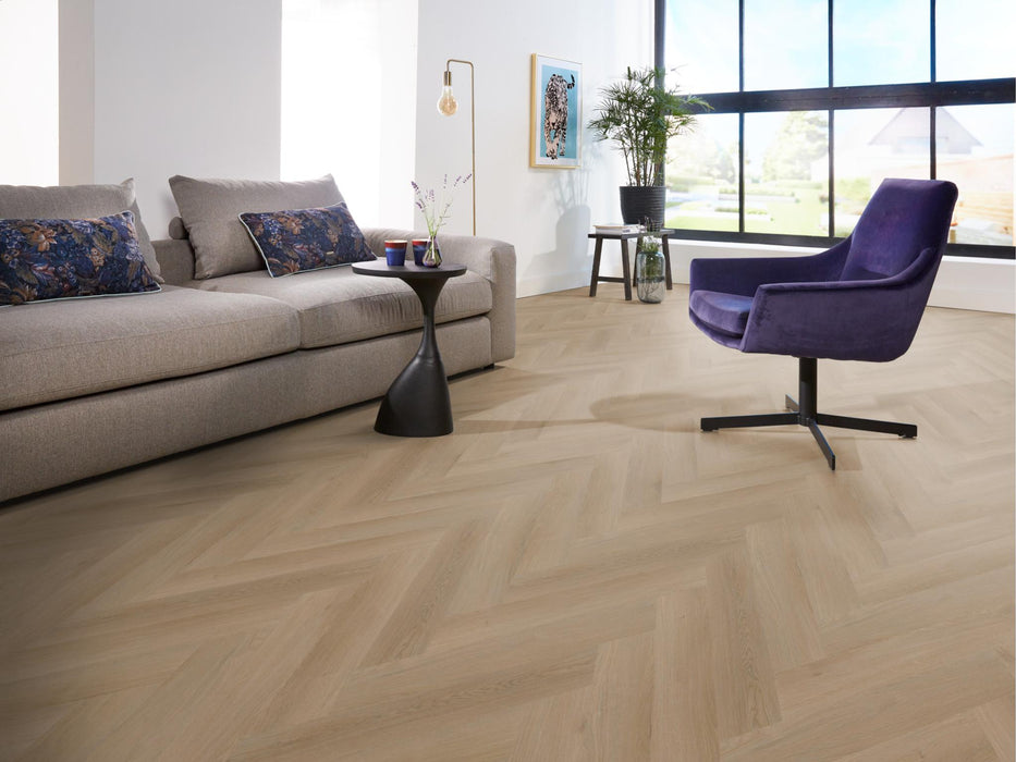 Ambiant Spigato Navaro Natural oak | Visgraat Klik PVC
