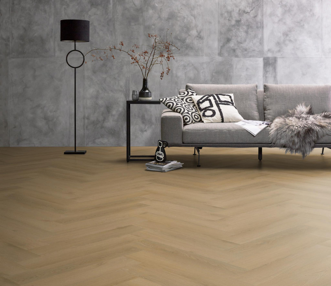 Ambiant Spigato Navaro Light oak | Visgraat Lijm PVC