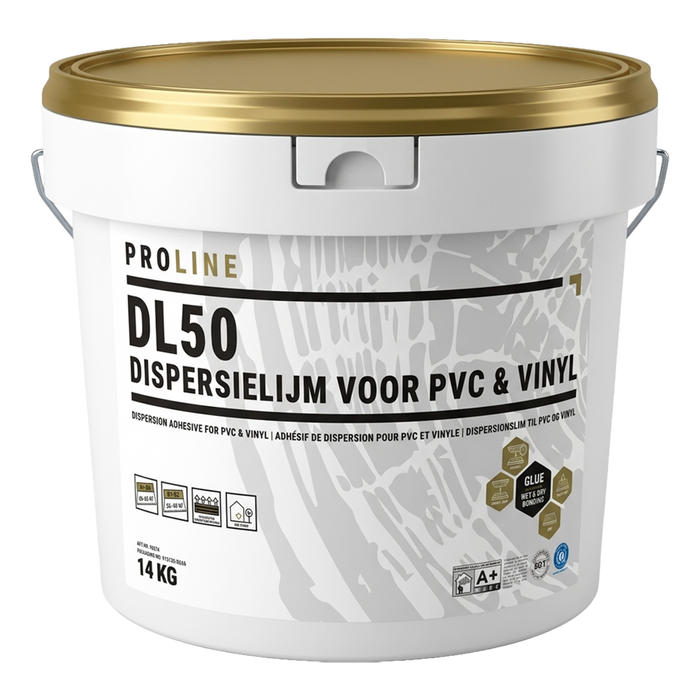 ProLine DL50 | Dispersielijm voor PVC en vinyl 14 kg