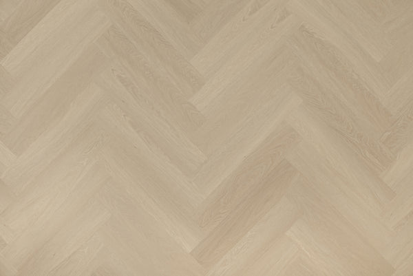 Floer Beige Eiken - Visgraat Dryback Plak PVC