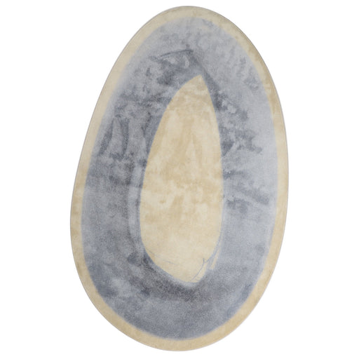 Mart Visser Brush Ovale vloerkleed kleur 32 Blauw