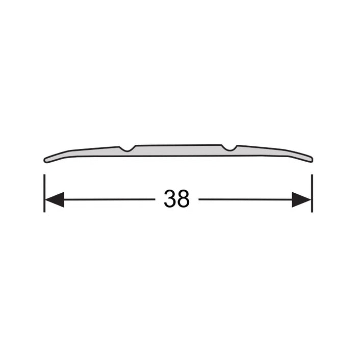Dilatatieprofiel Mountain Oak Beige 38mm | zelfklevend 200cm