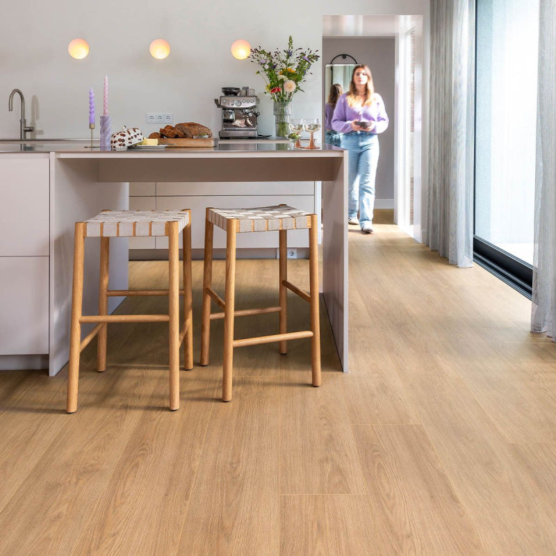 Staal van Douwes Dekker Olijf | Extra lange plank | 4V-Groef Laminaat