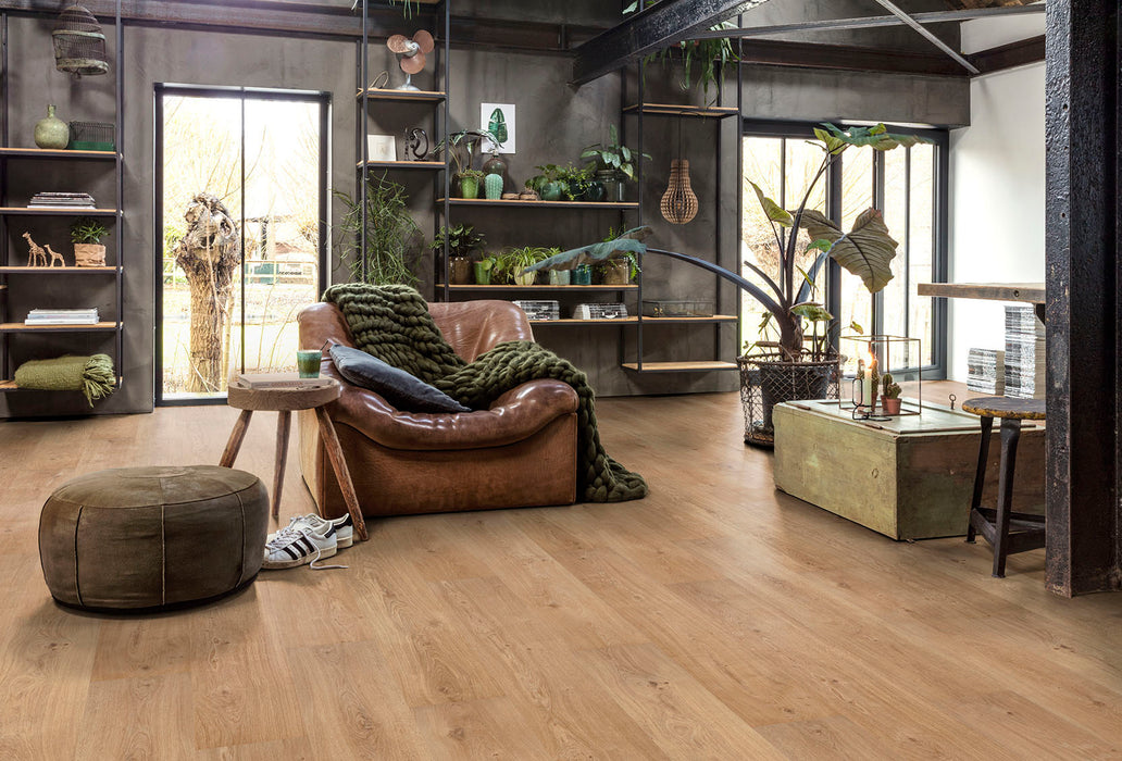 Floorify Lange Planken Cognac FG019 | Plak PVC Collectie