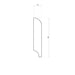 Franse houten plint 13x60 mm Ahorn onbewerkt