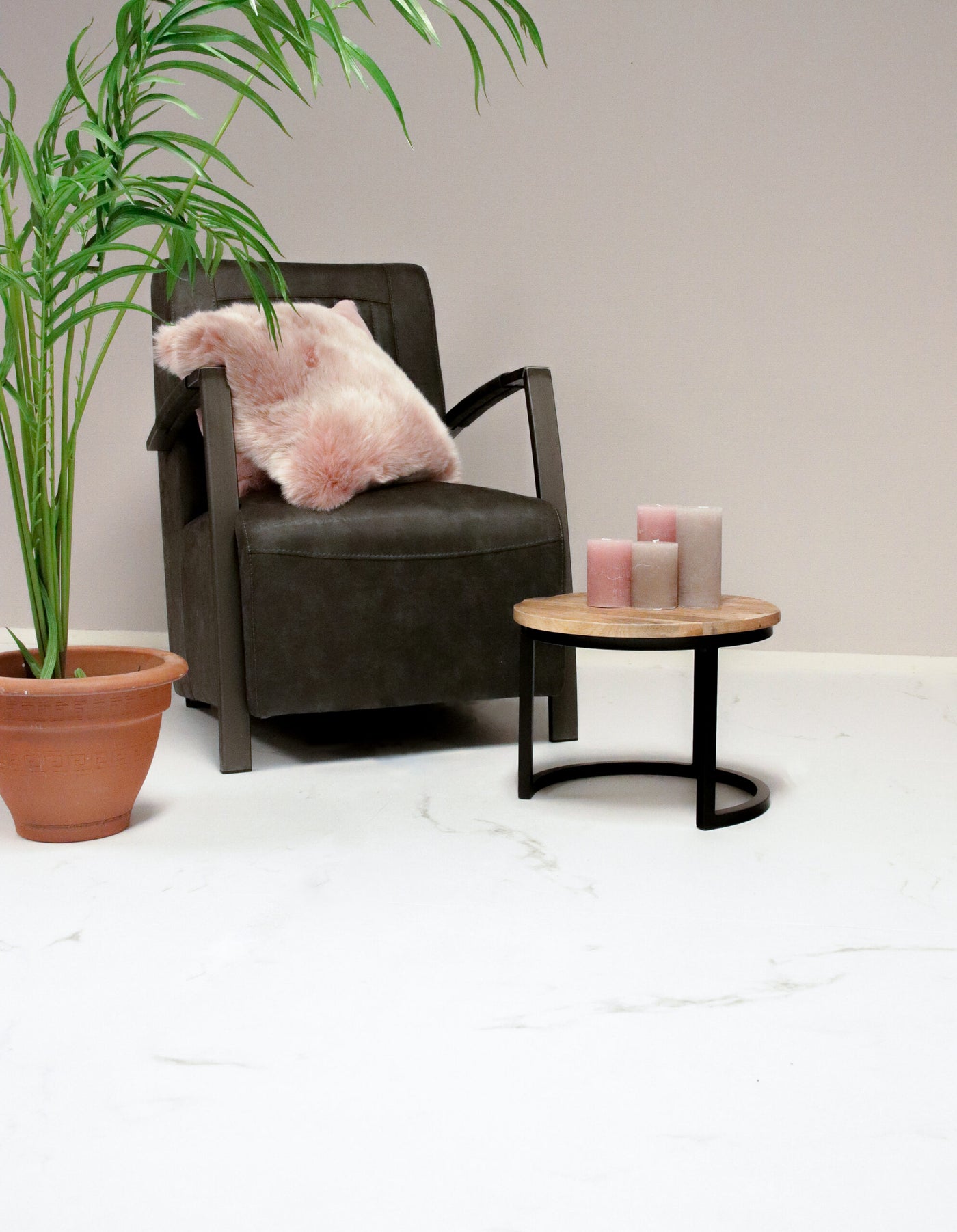 TFD Marble Pure 2 | Tegel 90x90 | Plak PVC Dryback