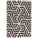 Hoomlife Metrix vloerkleed kleur 25 Zwart