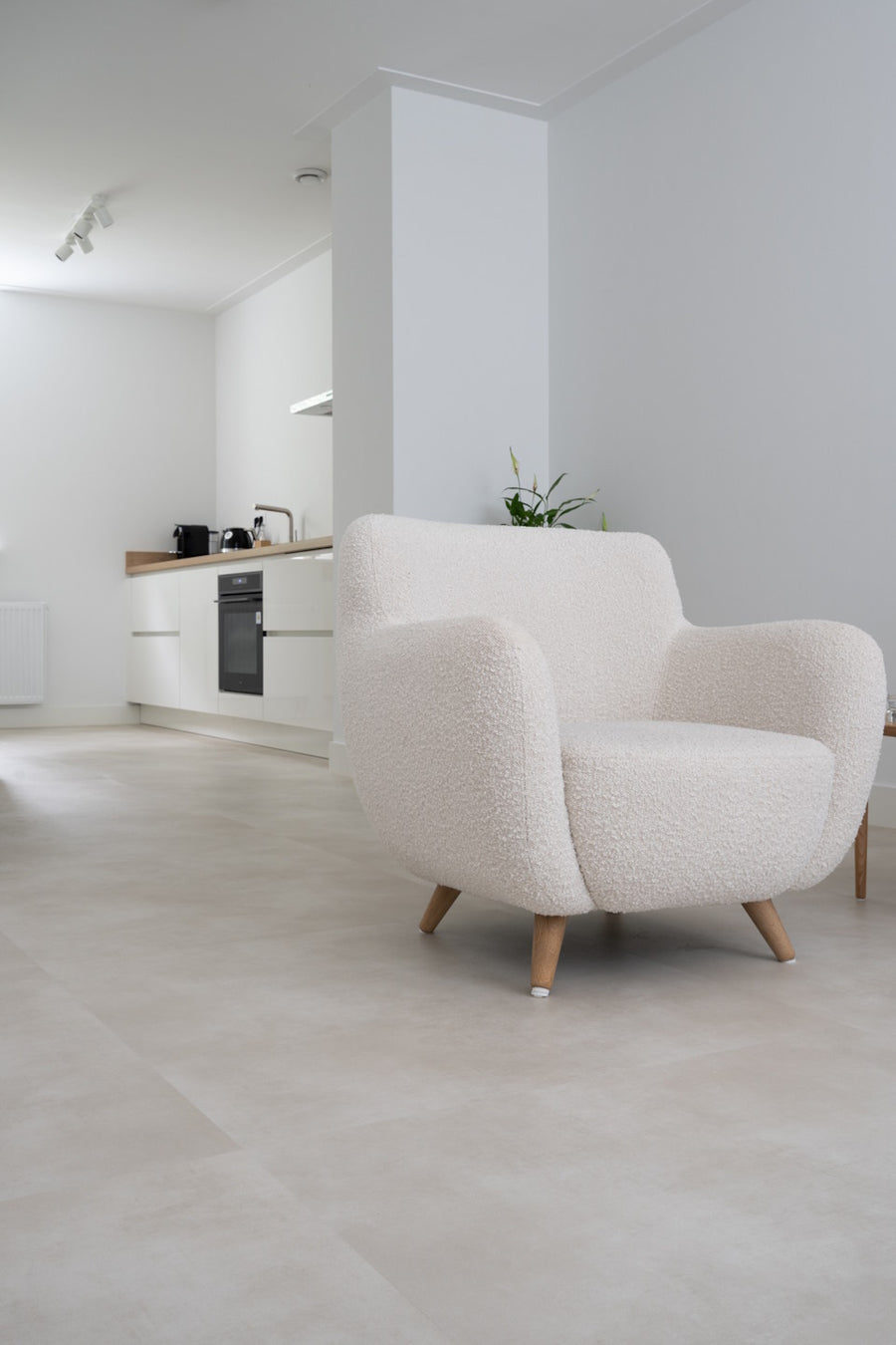 mFLOR 44115 Nuance Off White | Tegel PVC 90x45 cm | Dryback