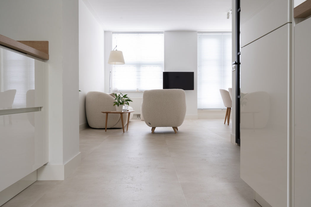 mFLOR 44115 Nuance Off White | Tegel PVC 90x45 cm | Dryback