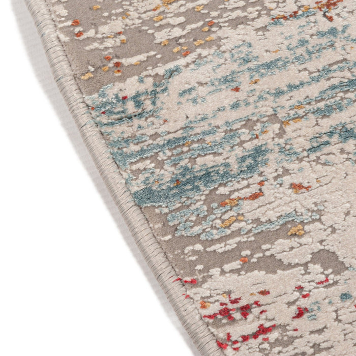 Hoomlife Olimpos vloerkleed rond kleur 45 Rood detail r2