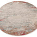 Hoomlife Olimpos vloerkleed rond kleur 45 Rood detail r4