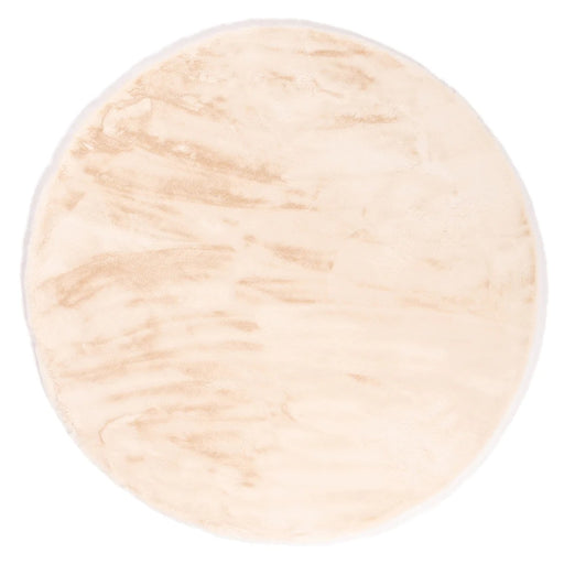 Hoomlife Plush vloerkleed rond kleur 12 Wit