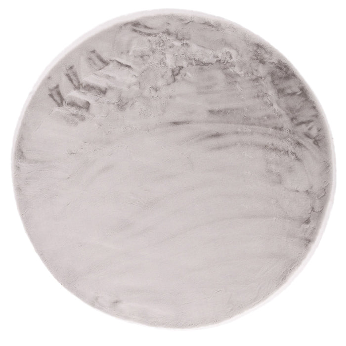 Hoomlife Plush vloerkleed rond kleur 21 Grijs