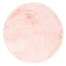 Hoomlife Plush vloerkleed rond kleur 43 Roze