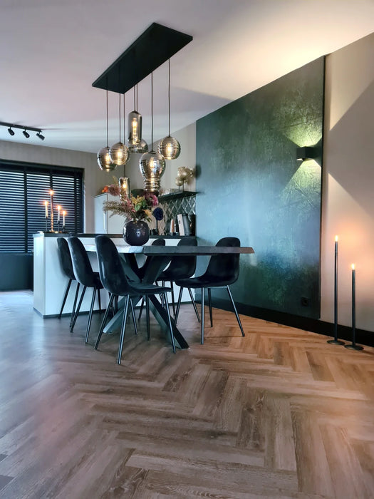 mFLOR 46416 Parva Oak XL Visgraat Liguria | Dryback lijm PVC