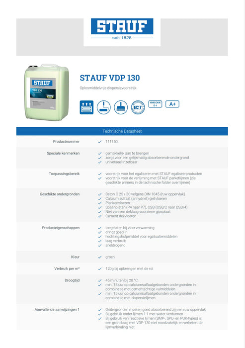 Stauf VDP-130 dispersie Primer 10 kg