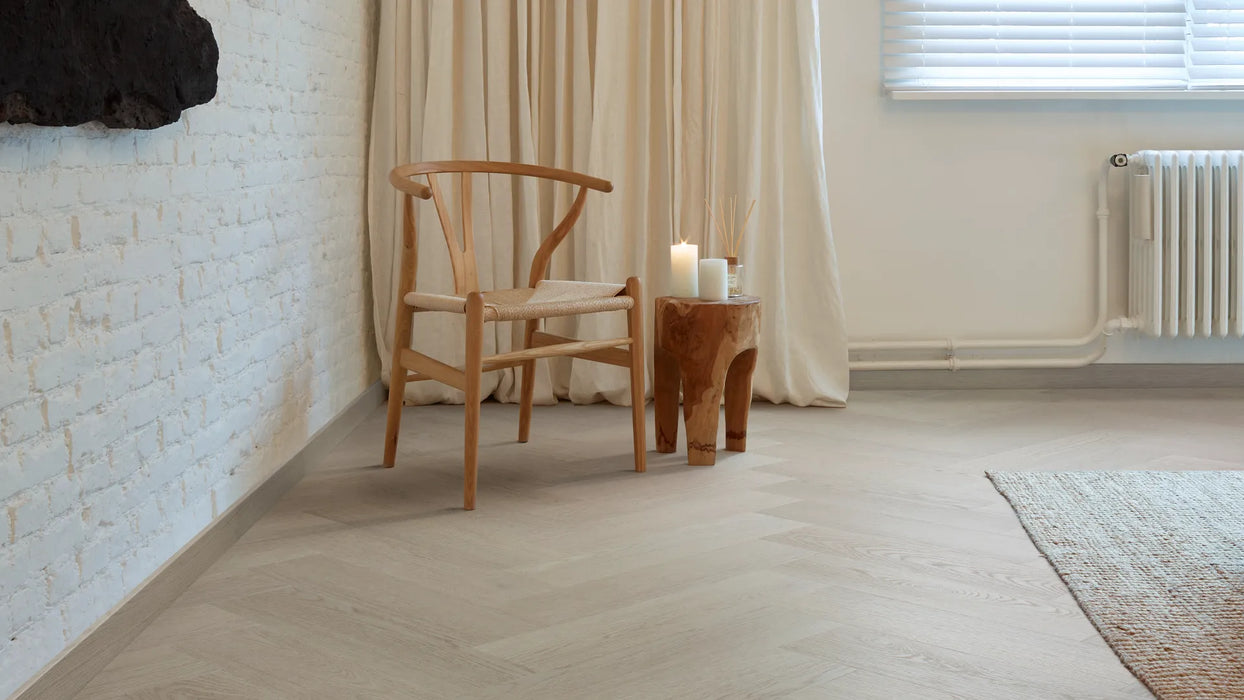 COREtec The Naturals Herringbone 2713 Juniper | Visgraat Click PVC