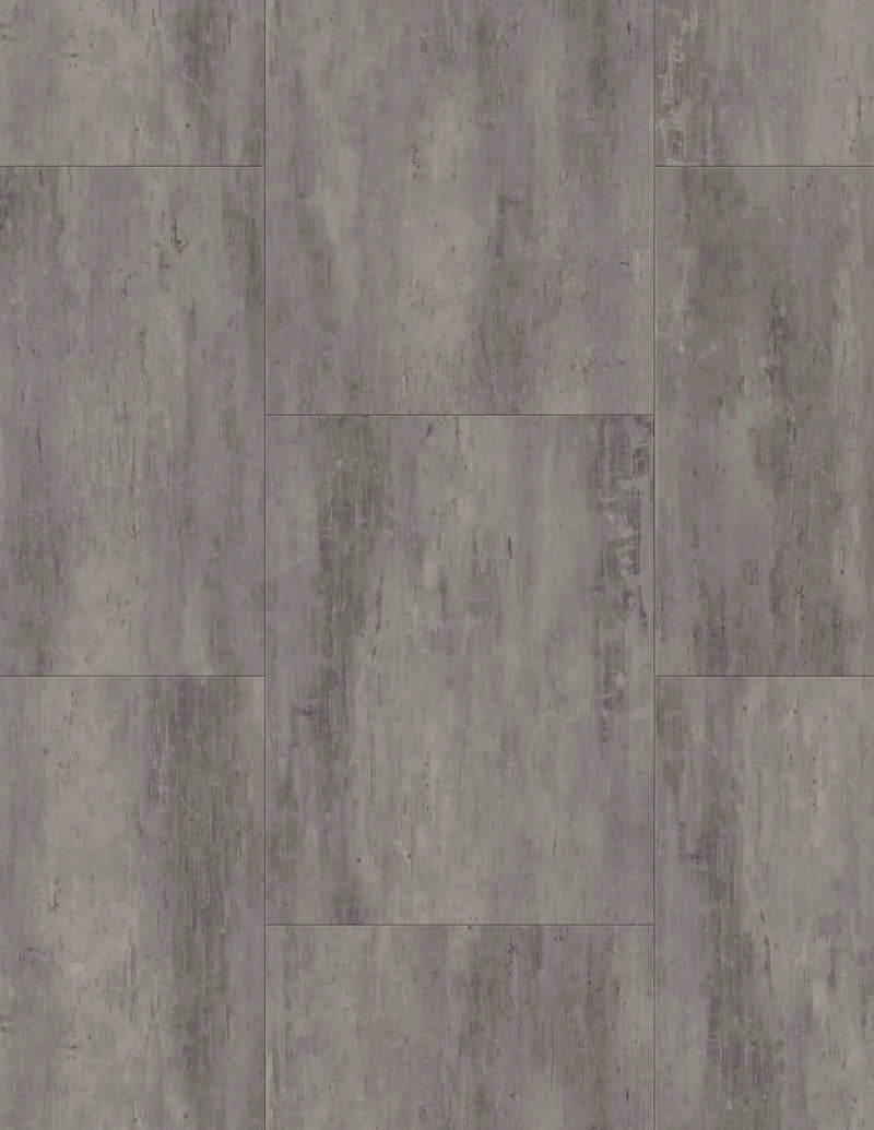 Staal van COREtec Essentials Tile Series Weathered Concrete 03 | Tegel 60 x 45 cm | Click PVC