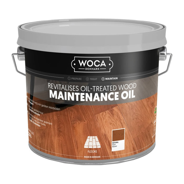WOCA Onderhoudsolie voor geolied hout Naturel 2,5 Liter
