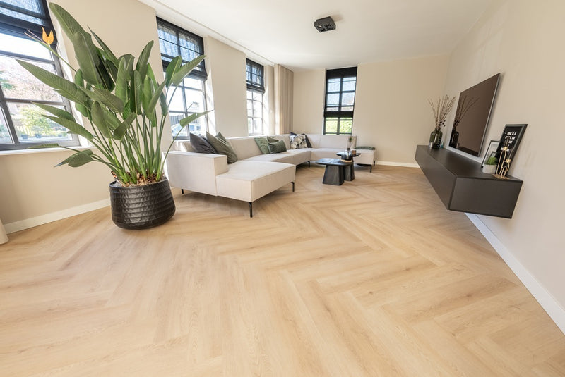 Staal van Floer Cetus Crème - Walvisgraat Dryback Plak PVC