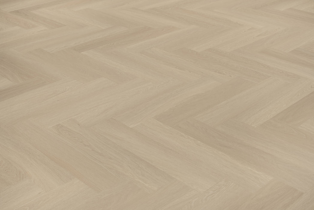 Floer Beige Eiken - Visgraat Click PVC