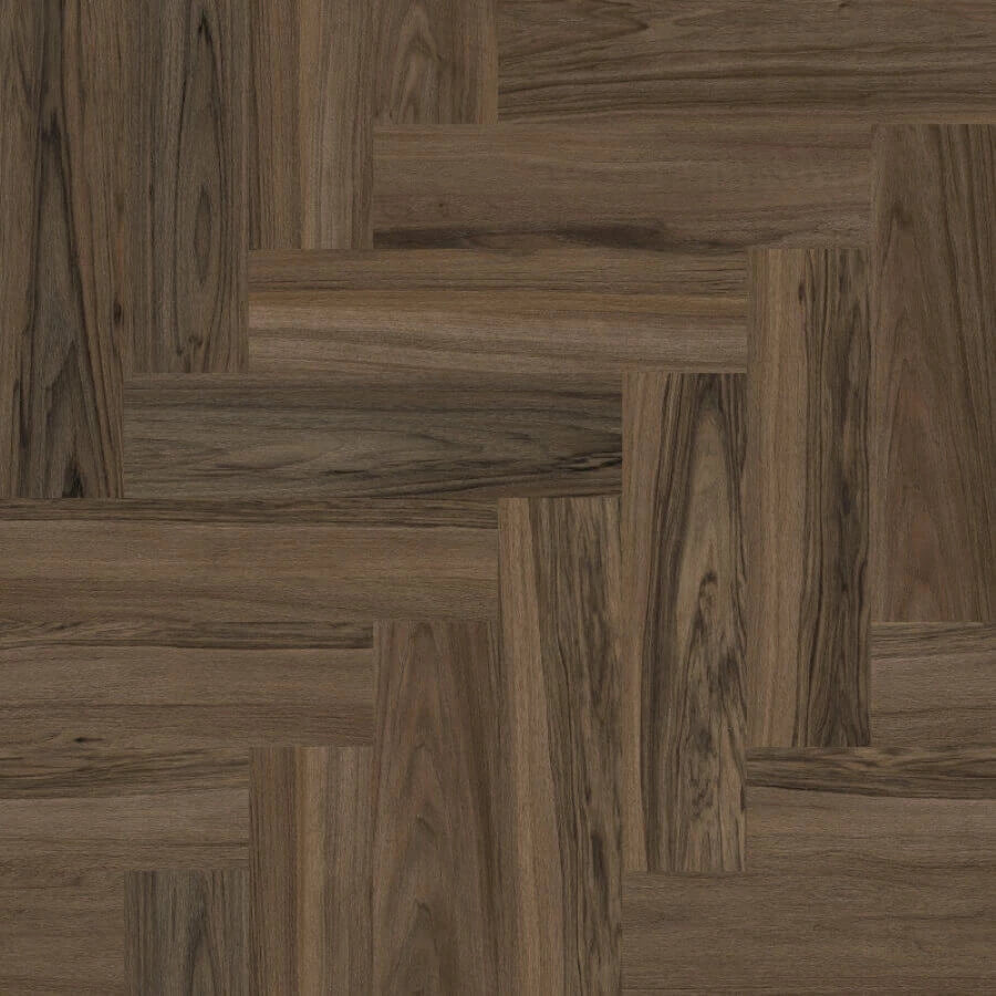 COREtec The Naturals Herringbone 3088 Juglans | Visgraat Click PVC