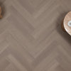 Floer Greige Eiken - Visgraat Dryback Plak PVC