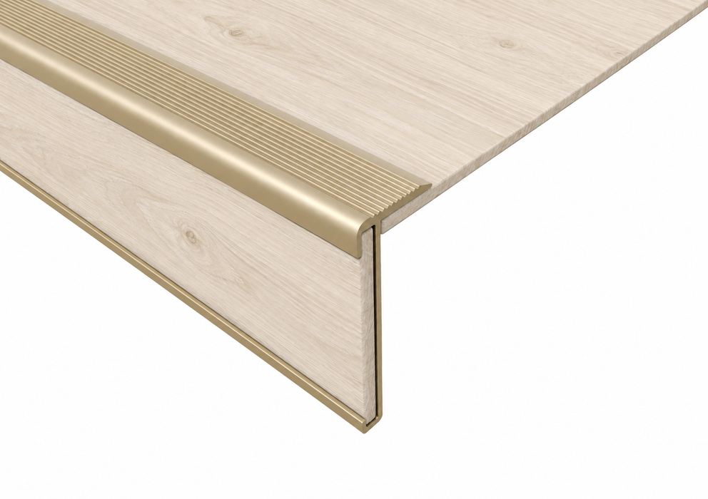 Douwes Dekker PVC Traptreden Set voor 4 treden - Cheesecake - Perspectiefdetail