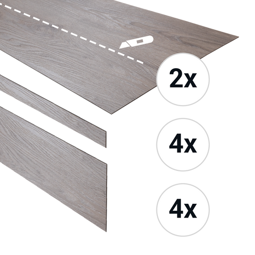 Douwes Dekker PVC Traptreden Set voor 4 treden - Spekkoek UM