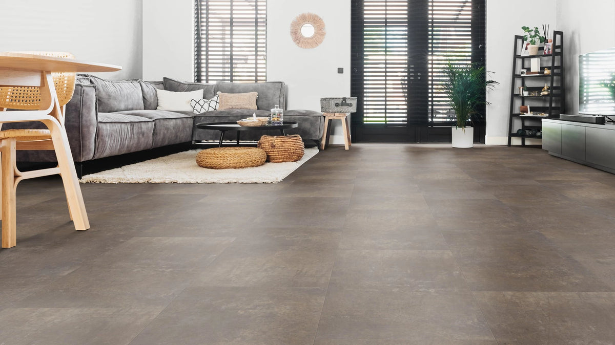 Flinke Tegel 45 x 90 Brownie | Douwes Dekker | Plak PVC Dryback | sfeerbeeld 2