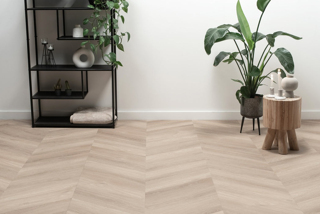 Floer Onbehandeld Eiken - Hongaarse Punt PVC