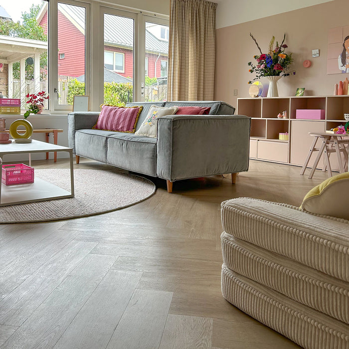 Otium Crystal Visgraat - Dryback Plak PVC