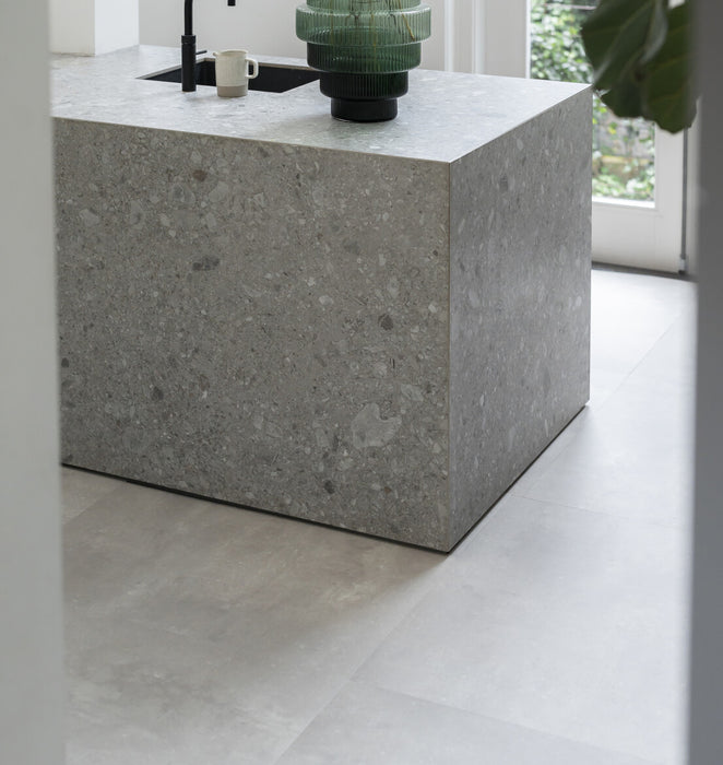 Vloerfoto Hebeta Beton Design 57114 - Tegel 90x45 - Rigid Klik PVC