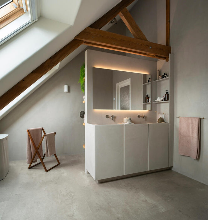 Vloerfoto Hebeta Beton Design 38216 - Tegel 90x90 - Dryback Lijm PVC