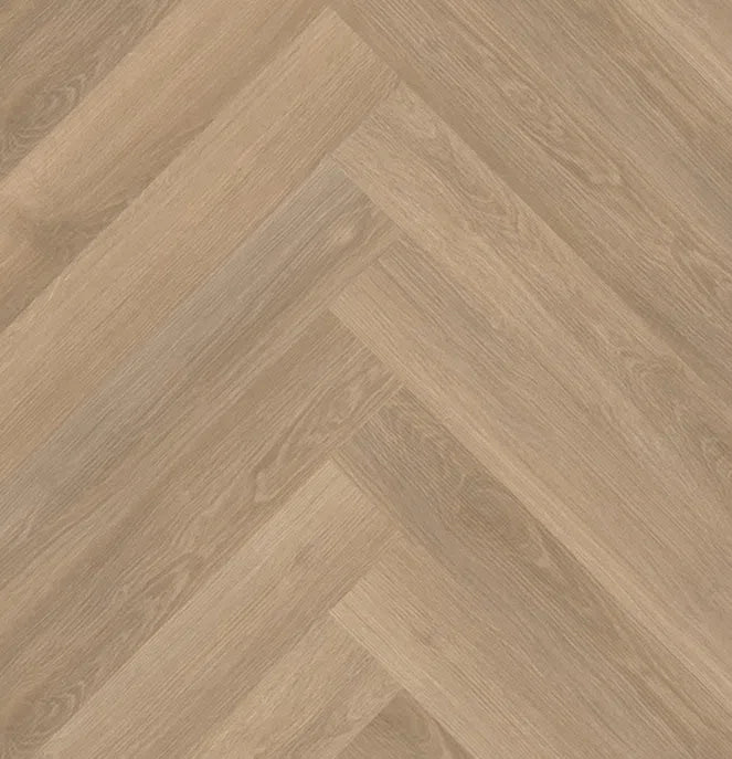 Staal van mFLOR Parva River Oak 41319 Rhone | Visgraat PVC | Dryback