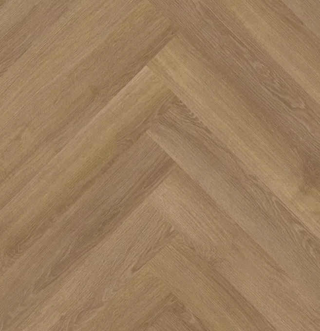 mFLOR Parva River Oak 41922 XL Visgraat Danube | Dryback lijm PVC