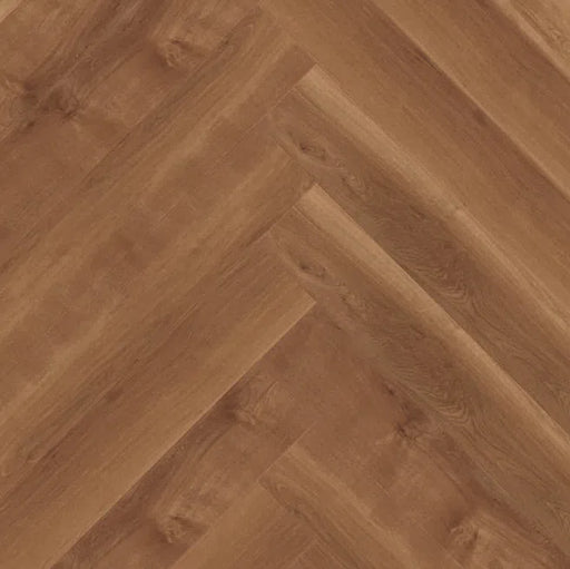 mFLOR 40813 Parva Broad Leaf Dark Sycamore | Visgraat PVC | Dryback