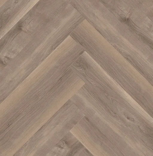 mFLOR 40817 Parva Broad Leaf Smoky Sycamore | Visgraat PVC | Dryback