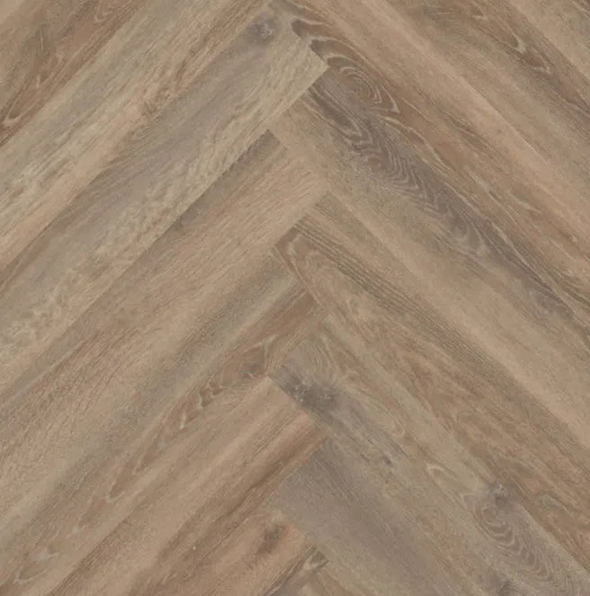 Staal van mFLOR 41213 Parva Oak Calabria | Visgraat PVC | Dryback