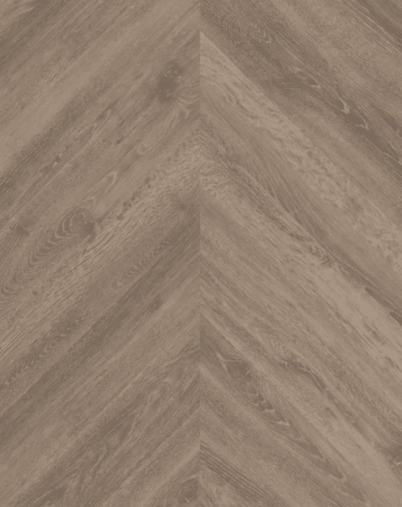 Staal van mFLOR 42213 Parva Oak Chevron Calabria | Hongaarse punt | Dryback Plak PVC