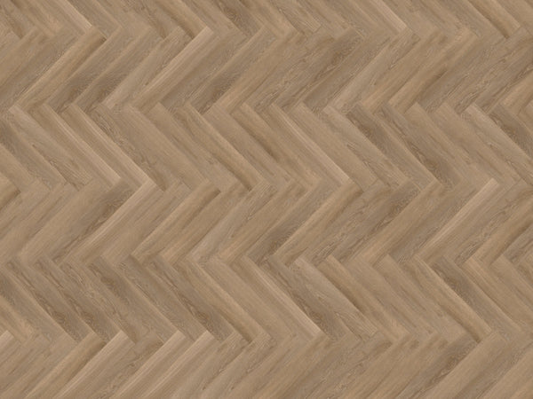 mFLOR Parva River Oak 41924 XL Visgraat Volga | Dryback lijm PVC