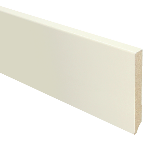 Moderne MDF plint | Katoen / 12 x 90 millimeter
