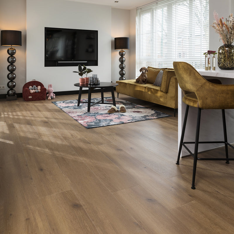 Solide Brede plank Oregano  | Douwes Dekker | Pressed bevel 4V-Groef